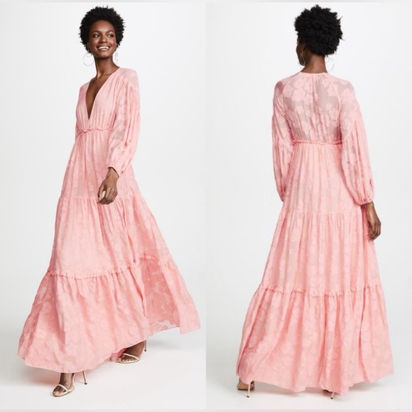 slim fit dress slacks Byzantine Silk Backless Gown - Desert Rose Dusty Pink Ruffle Dress main image 1